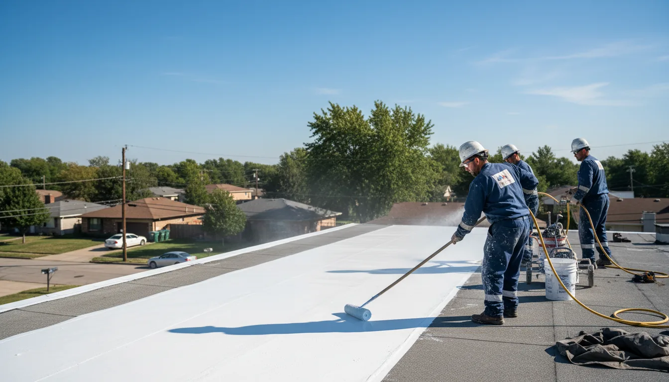 Commercial roof coating in Rusk, TX near me